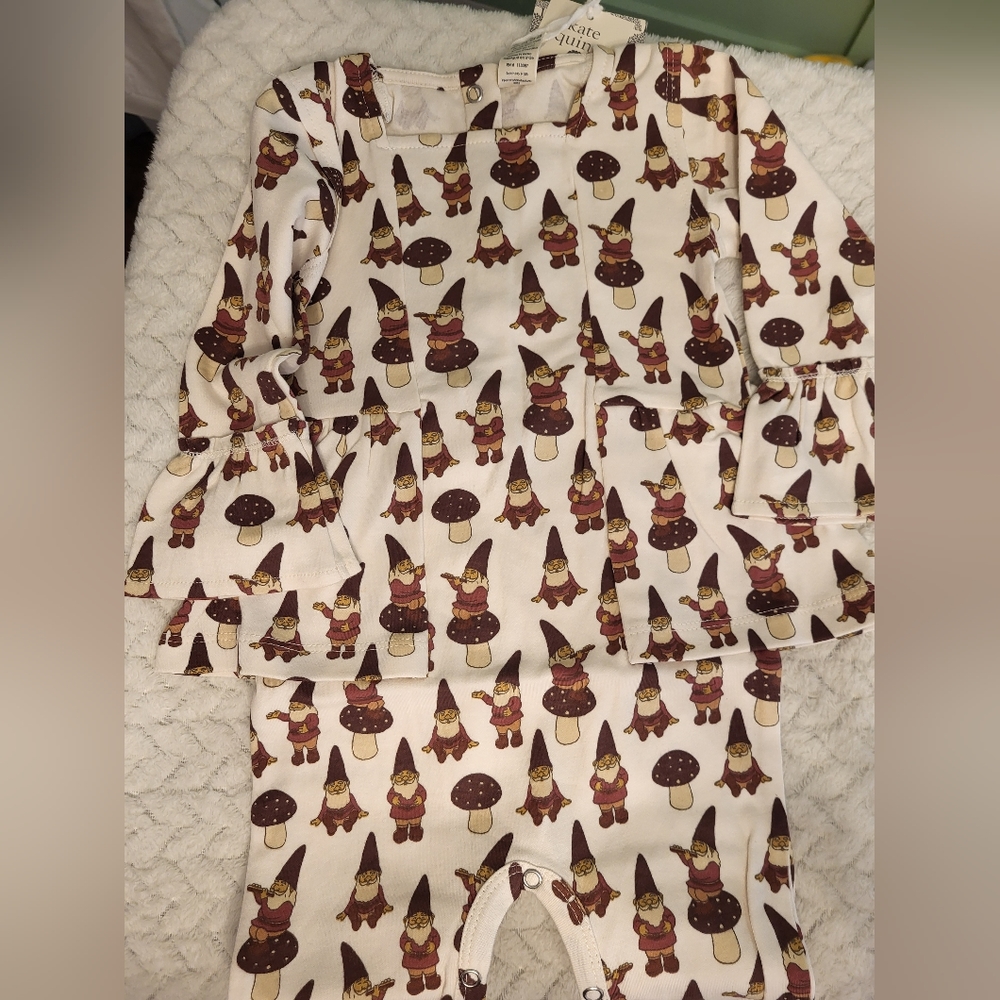 Kate quinn gnomes print jumpsuit 18-24 mo